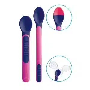 Set Cucchiai termosensibili con coperchio - Girl - MAM - immagine 2