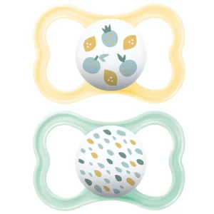 Succhietti Air 6+ Bio-circolare conf. Doppia-  Silicone - Neutro - MAM - immagine 1