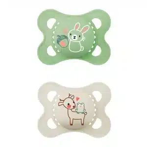 Succhietti Original Bio-circolare 2-6 m Conf. Doppia - Silicone - Neutro - MAM - immagine 1
