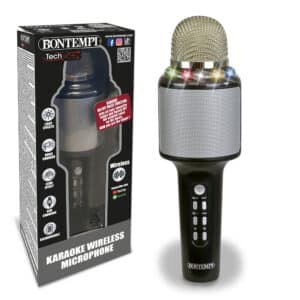 Microfono Karaoke Wireless Effetti Luminosi - BONTEMPI - immagine 2