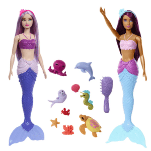 Barbie mermaid doll 2 pack - MATTEL - immagine 4