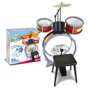 Batteria classica 4 elementi, con sgabello e 2 bacchette - BONTEMPI - immagine 2