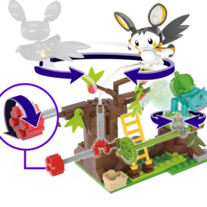 Bosco Emolga e Bulbasaur Set costruzioni Pokemon  - MEGA - immagine 3