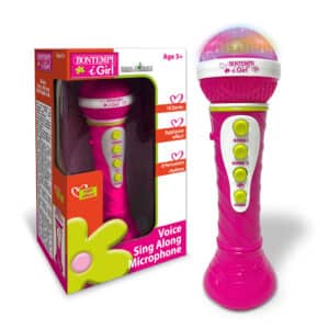 Microfono Karaoke con effetti luminosi (Pink) - BONTEMPI - immagine 2