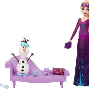 Bambola Snow dreams Elsa e Olaf - Mattel - immagine 5