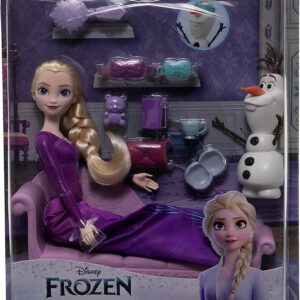 Bambola Snow dreams Elsa e Olaf - Mattel - immagine 6
