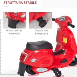Vespa GTS Mini Rossa – GIAV - immagine 3