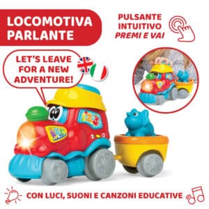 Trenino dell'avventura bilingue - CHICCO - immagine 4