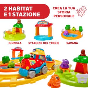 Trenino dell'avventura bilingue - CHICCO - immagine 7