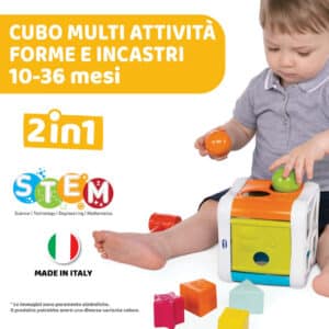 Cubo incastra e martella - CHICCO - immagine 6