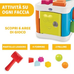 Cubo incastra e martella - CHICCO - immagine 7