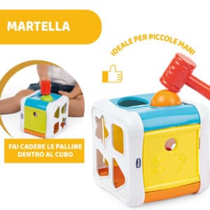 Cubo incastra e martella - CHICCO - immagine 8