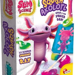 Squish Axolotl pocket Slumi science - LISCIANI - immagine 1