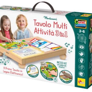 Tavolo multi attività 3in1 legno Montessori - LISCIANI - immagine 1