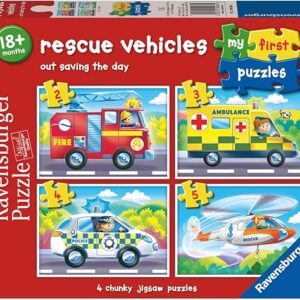 Il mio primo puzzle Veicoli di Salvataggio - RAVENSBURGER - immagine 1