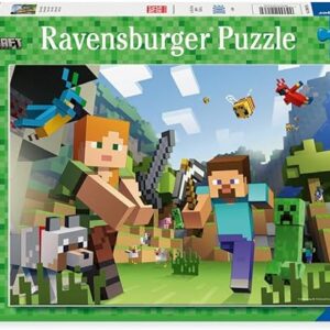 Puzzle 100 pz XXL Minecraft - RAVENSBURGER - immagine 1