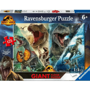 Puzzle 125 pz Giant Jurassic World - RAVENSBURGER - immagine 1