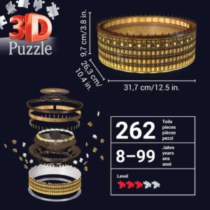 3D Puzzle Colosseo Led - RAVENSBURGER - immagine 4