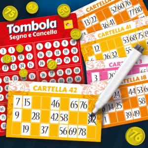 Tombola segna e cancella 48 cartelle - LISCIANI - immagine 2
