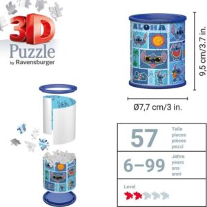 3D Puzzle Portapenne Stitch - RAVENSBURGER - immagine 2