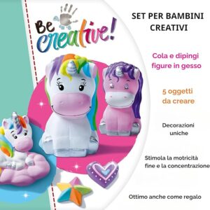 Creazioni in Gesso Unicorni Be Creative Midi XL - RAVENSBURGER - immagine 3