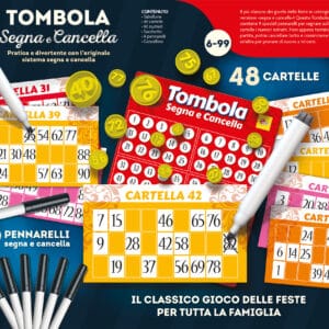 Tombola segna e cancella 48 cartelle - LISCIANI - immagine 3