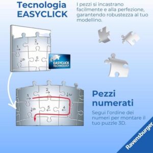 3D Puzzle Portapenne Stitch - RAVENSBURGER - immagine 4