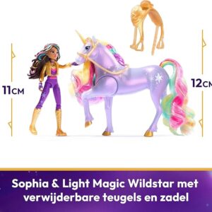 SOPHIA & WILDSTAR Small LUCI MAGICHE  Unicorn Academy - SPIN MASTER - immagine 3