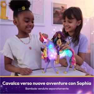 Unicorno WILDSTAR Luci e suoni Unicorn Academy - SPIN MASTER - immagine 3