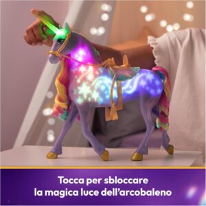 Unicorno WILDSTAR Luci e suoni Unicorn Academy - SPIN MASTER - immagine 4