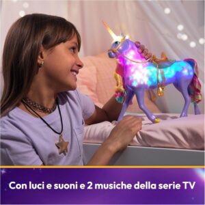 Unicorno WILDSTAR Luci e suoni Unicorn Academy - SPIN MASTER - immagine 5