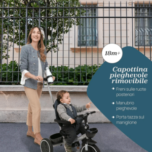 Triciclo Trike 4 in 1 Blu - CHICCO - immagine 11
