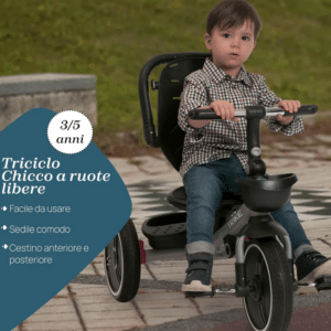 Triciclo Trike 4 in 1 Blu - CHICCO - immagine 10