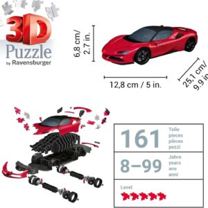 3D Puzzle Ferrari SF90 Stradale - RAVENSBURGER - immagine 2