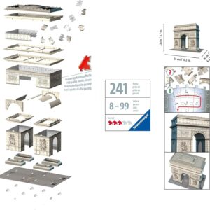 3D Puzzle Arco di Trionfo - RAVENSBURGER - immagine 3