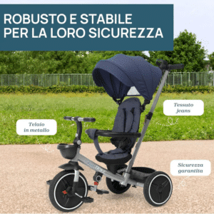 Triciclo Trike 4 in 1 Blu - CHICCO - immagine 8