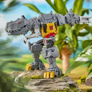 Transformers CYBERWORLD, Grimlock, Action Figure Divora e Combatti - HASBRO - immagine 9