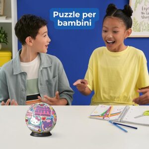 3D Puzzleball 72 pz Hello Kitty - RAVENSBURGER - immagine 6
