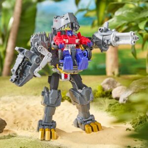 Transformers CYBERWORLD, Grimlock, Action Figure Divora e Combatti - HASBRO - immagine 4