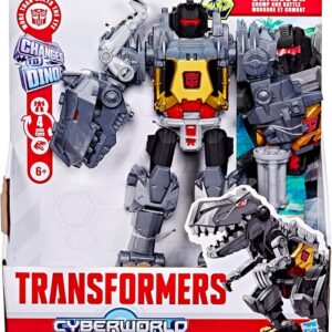 Transformers CYBERWORLD, Grimlock, Action Figure Divora e Combatti - HASBRO - immagine 6