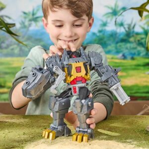 Transformers CYBERWORLD, Grimlock, Action Figure Divora e Combatti - HASBRO - immagine 3