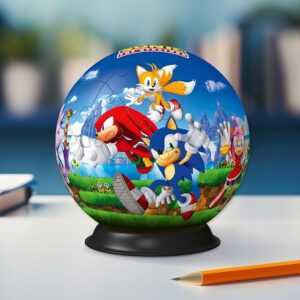 3D Puzzleball 72 pz Sonic the Hedgehog - RAVENSBURGER- - immagine 3