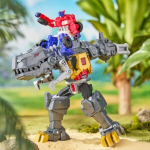 Transformers CYBERWORLD, Grimlock, Action Figure Divora e Combatti - HASBRO - immagine 5