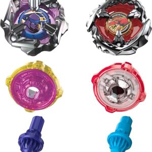 Beyblade X, Set Dual Pack, Beat Tyranno 4-70Q e Knife Shinobi 4-80HN - HASBRO - immagine 3