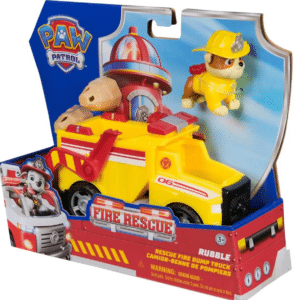 Veicolo Tematizzato Fire Rescue Rubble Paw Patrol - SPIN MASTER - immagine 1