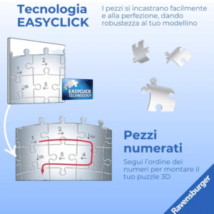 3D Puzzle Torre di Pisa Led - RAVENSBURGER - immagine 6