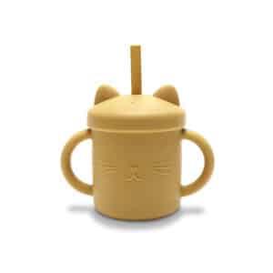 Bicchiere in Silicone con Manico e Cannuccia YELLOW - LORELLI - immagine 1