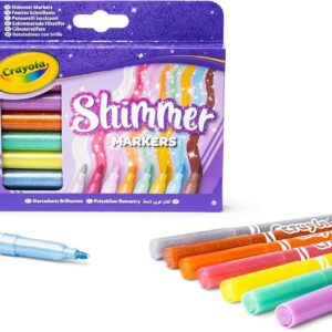 8 pennarelli glitter - CRAYOLA - immagine 1