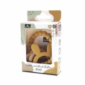 Massaggiagengive in Silicone con Faggio Coniglio Giallo - LORELLI - immagine 4