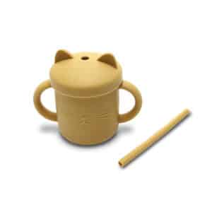 Bicchiere in Silicone con Manico e Cannuccia YELLOW - LORELLI - immagine 2